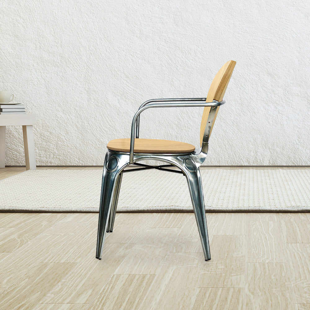 Acton Arm Chair #color_Oak