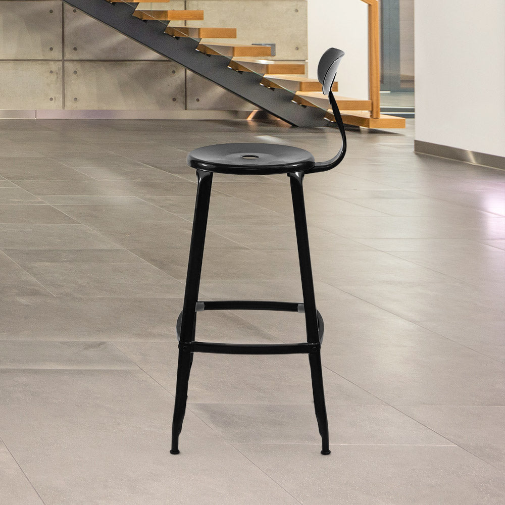 Whale Tail Stool #color_Black
