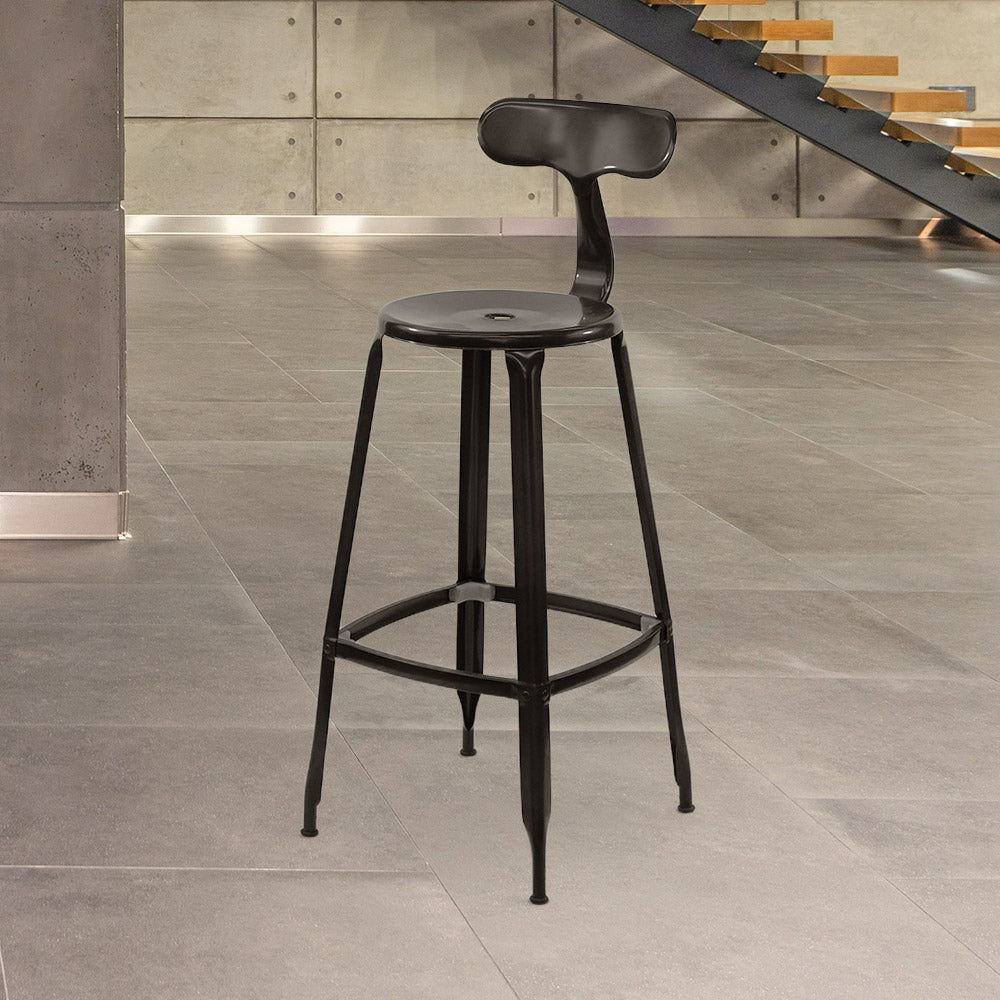 Whale Tail Stool #color_Gunmetal