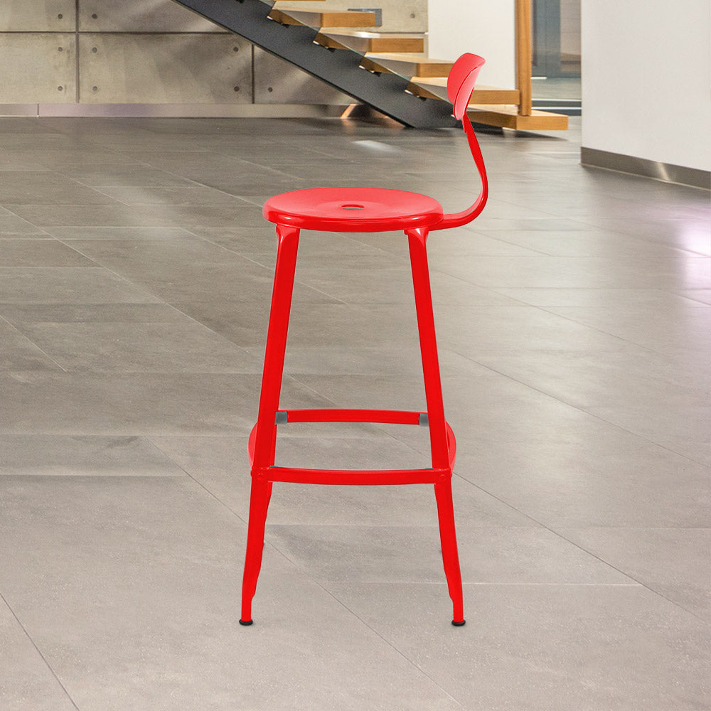 Whale Tail Stool #color_Red