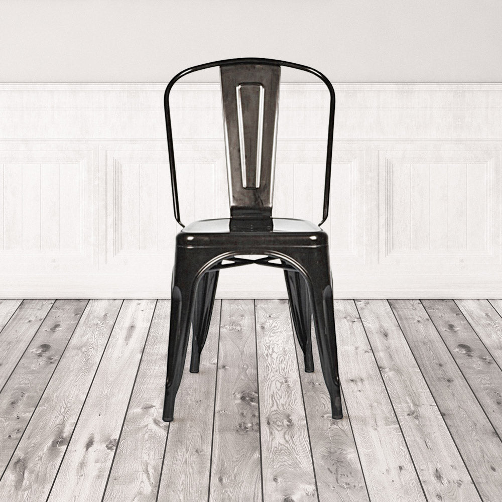 Marais A Dining Chair #color_Gunmetal