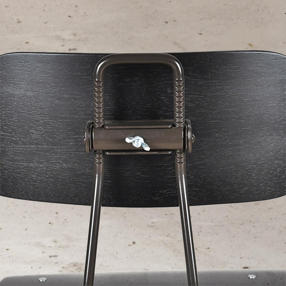 Toledo Adjustable Height Swivel Bar Chair #color_Black/Black