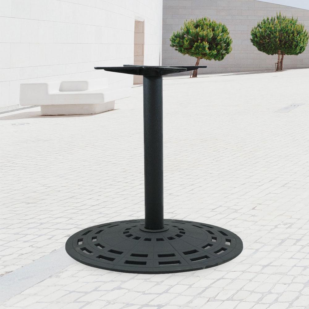 2903 Series Cast Iron Round Table Base #color_Black #base size_28''