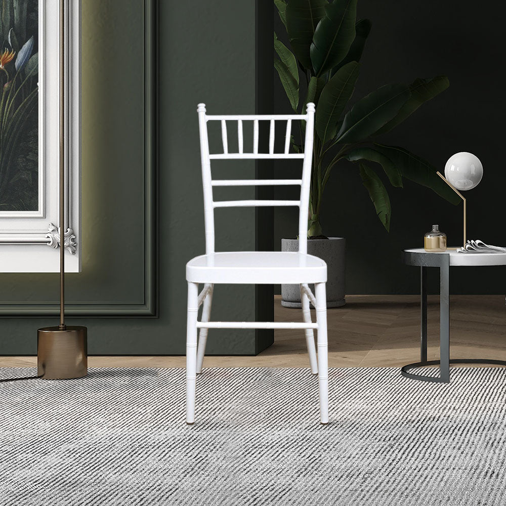 Chiavari Dining Chair #color_White
