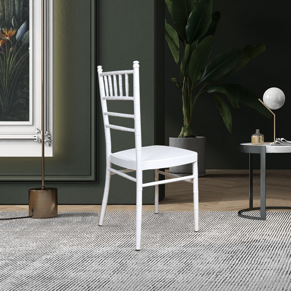 Chiavari Dining Chair #color_White