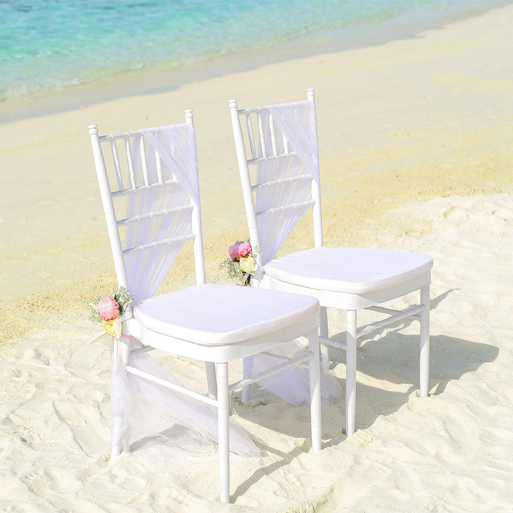 Chiavari Dining Chair #color_White