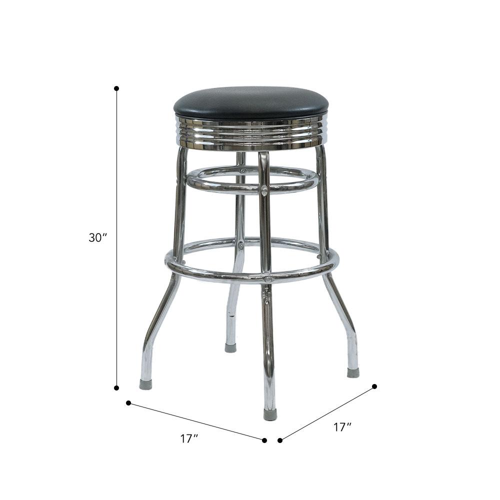 Classic 50's Diner Swivel Bar Stools