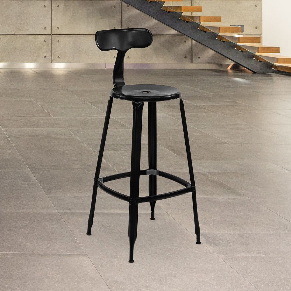 Whale Tail Stool #color_Black