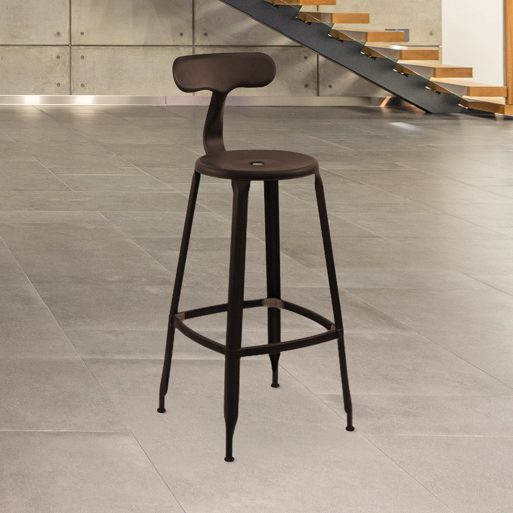 Whale Tail Stool #color_Rust