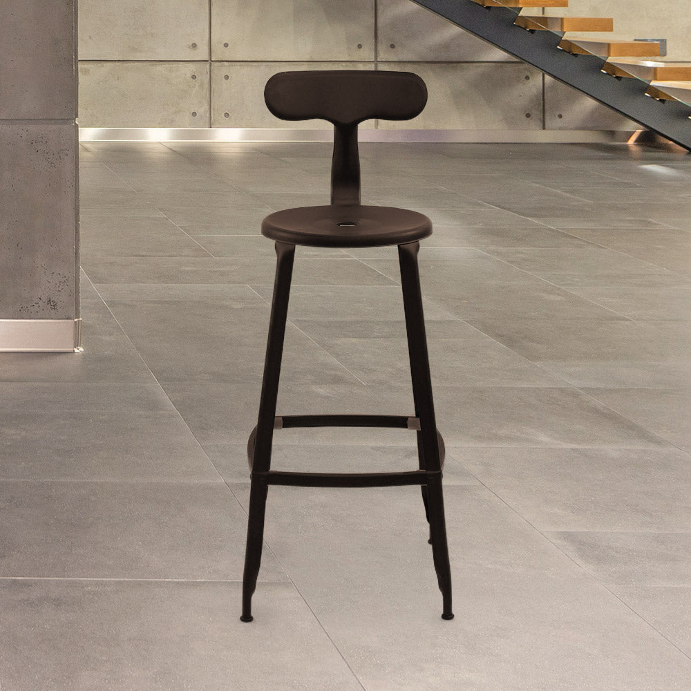Whale Tail Stool #color_Rust