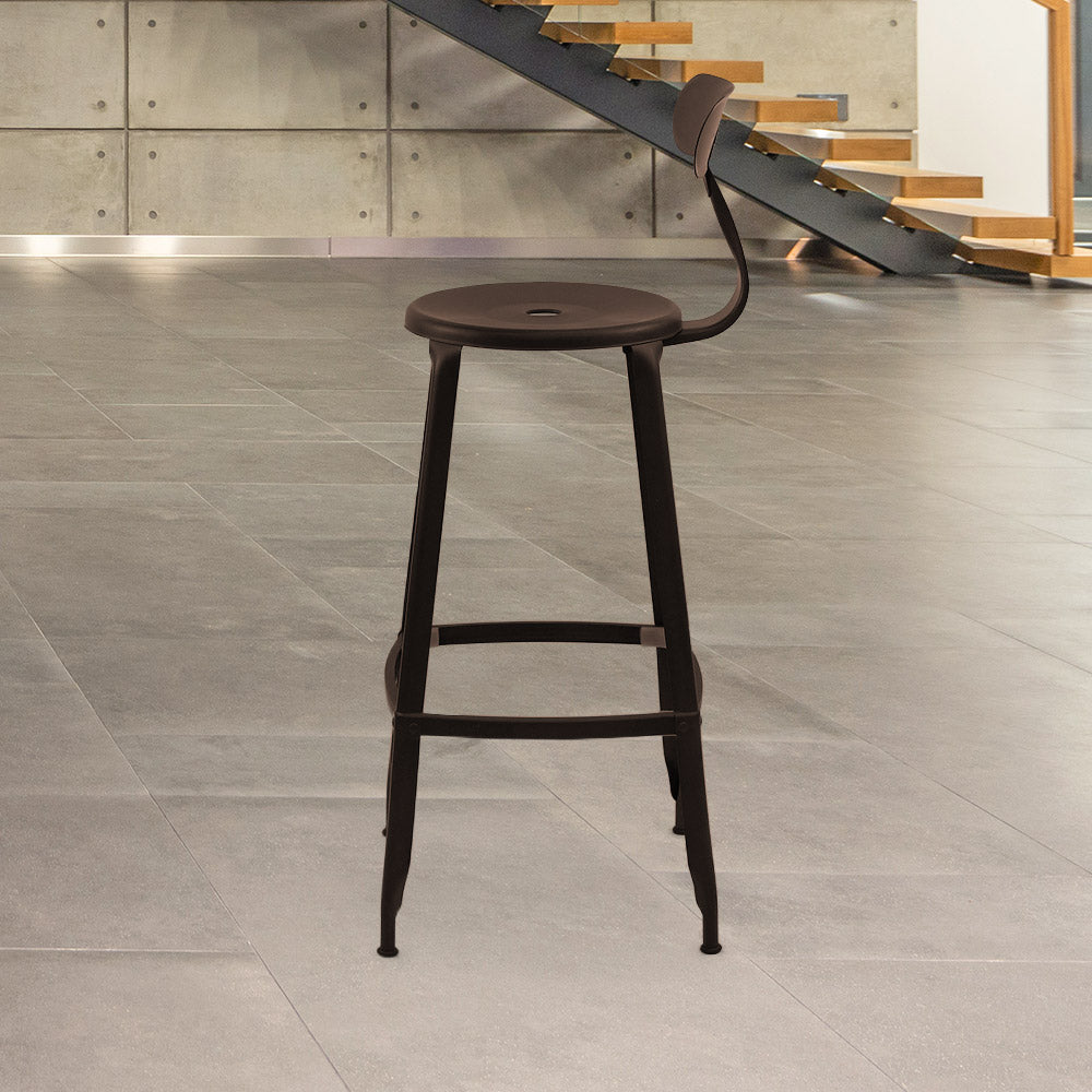 Whale Tail Stool #color_Rust