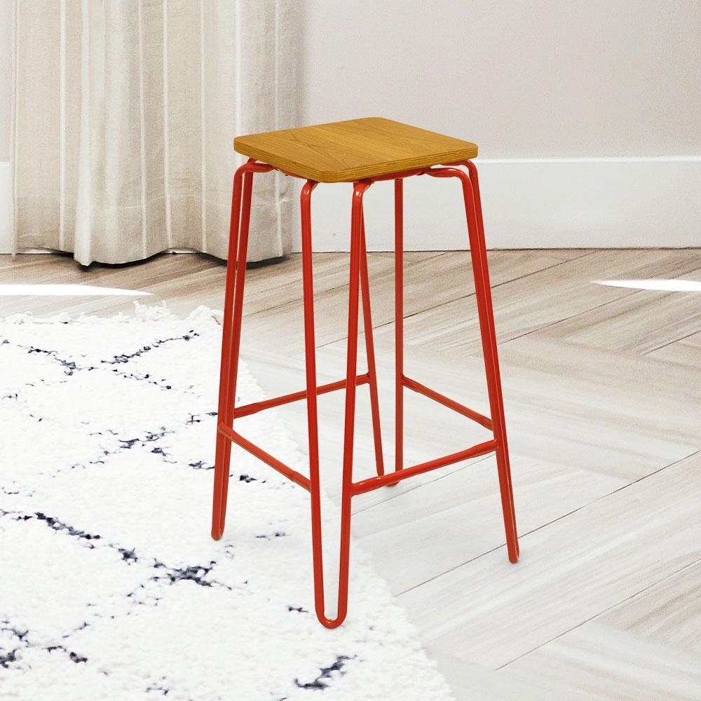 Heritage 30" Bar Stool #color_Red