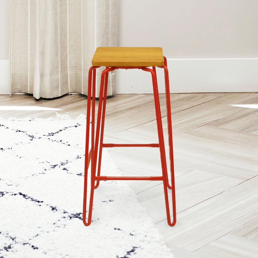 Heritage 30" Bar Stool #color_Red