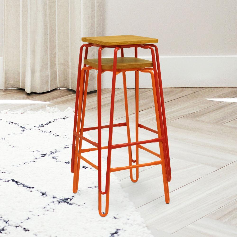 Heritage 30" Bar Stool #color_Red