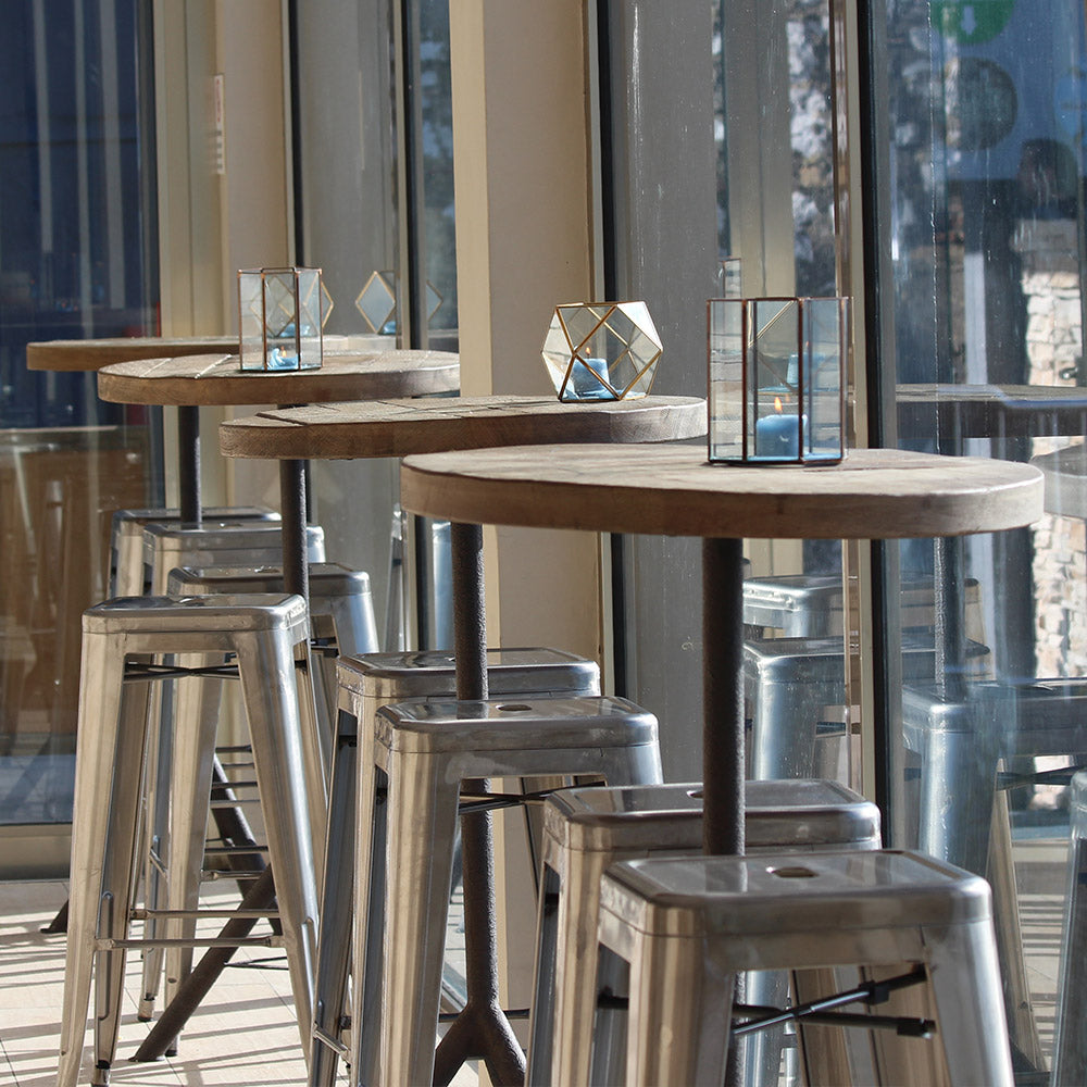 Marais A Cafe Bar Stool #color_Polish Raw