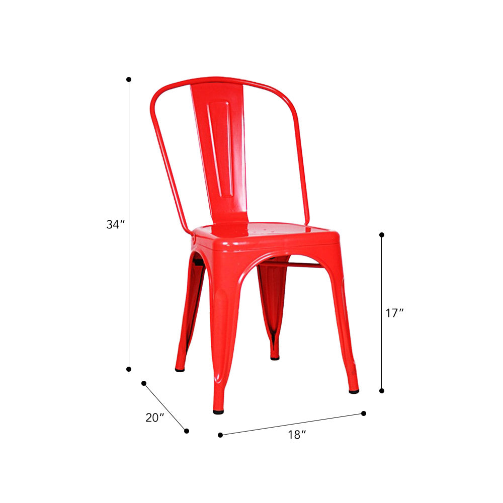 Marais A Dining Chair #color_Red