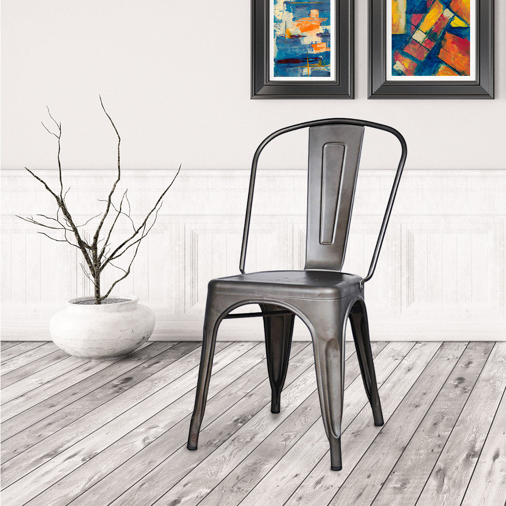 Marais A Dining Chair #color_Rust