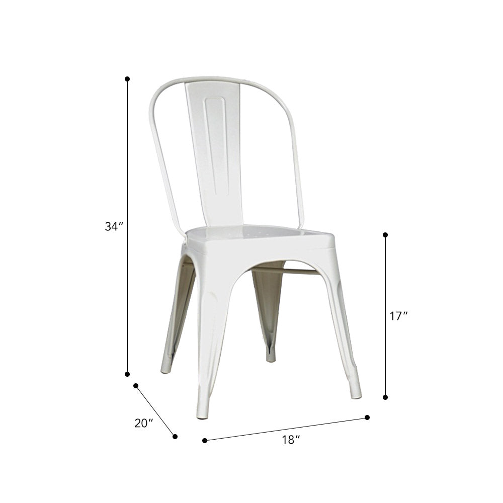 Marais A Dining Chair #color_White