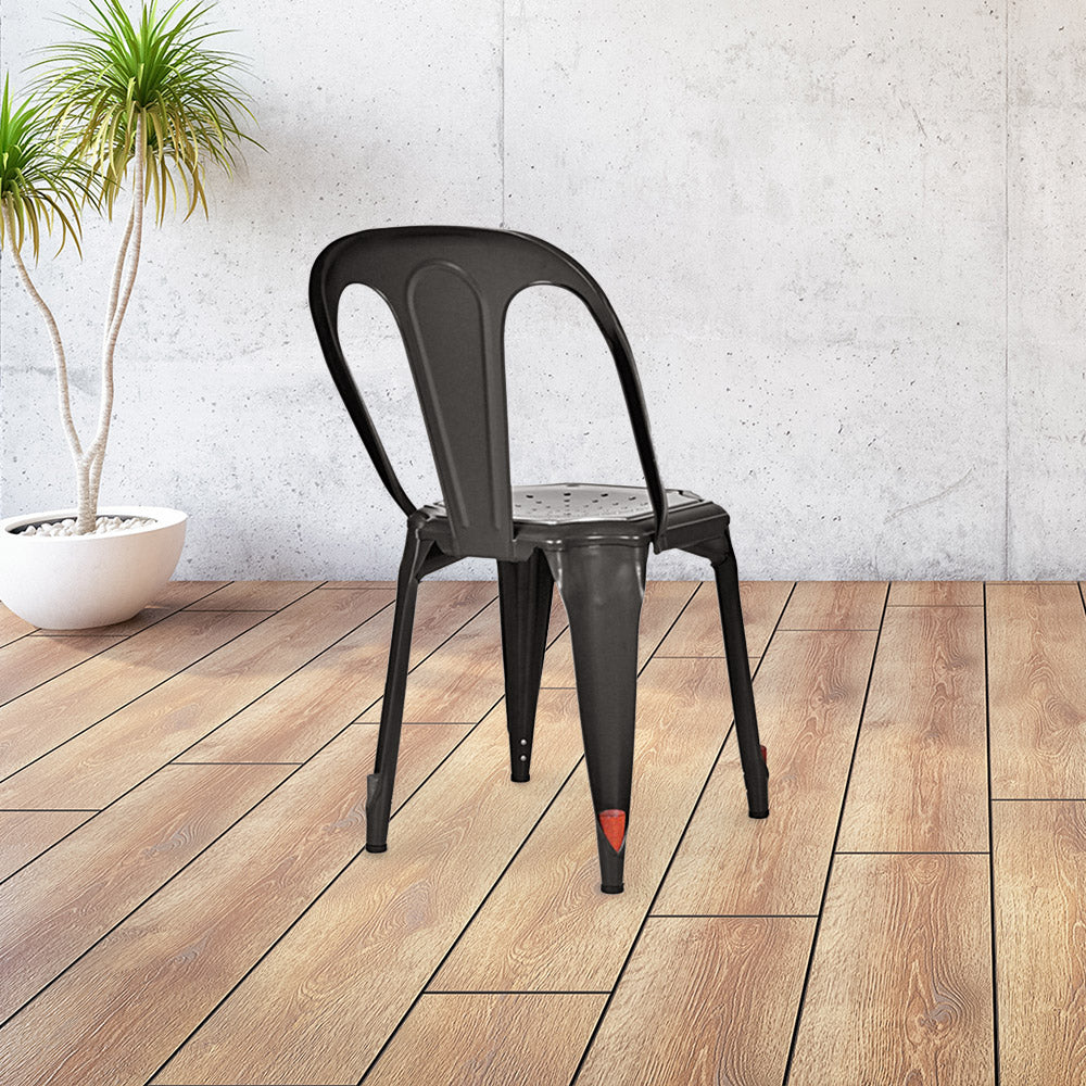 Marais Dining Chair #color_Gunmetal