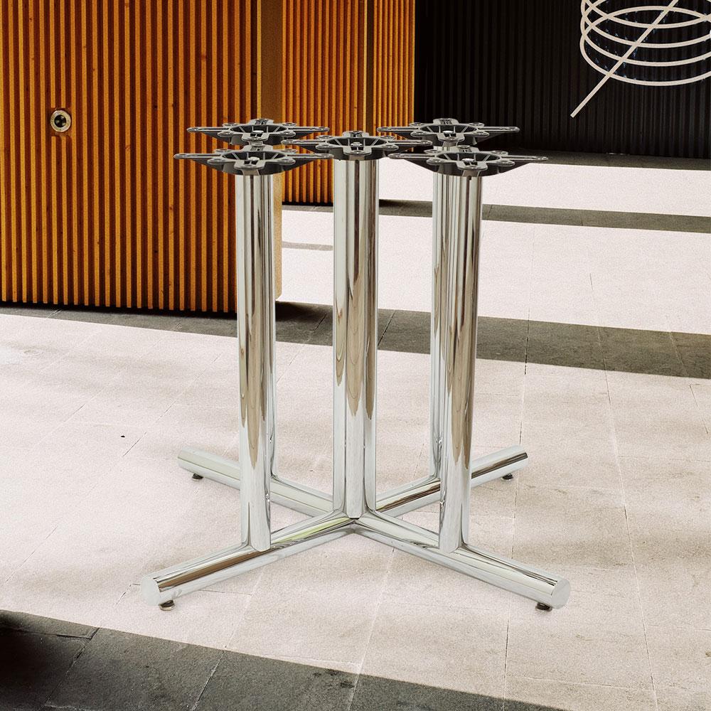 Starline Flat Chrome Table Base