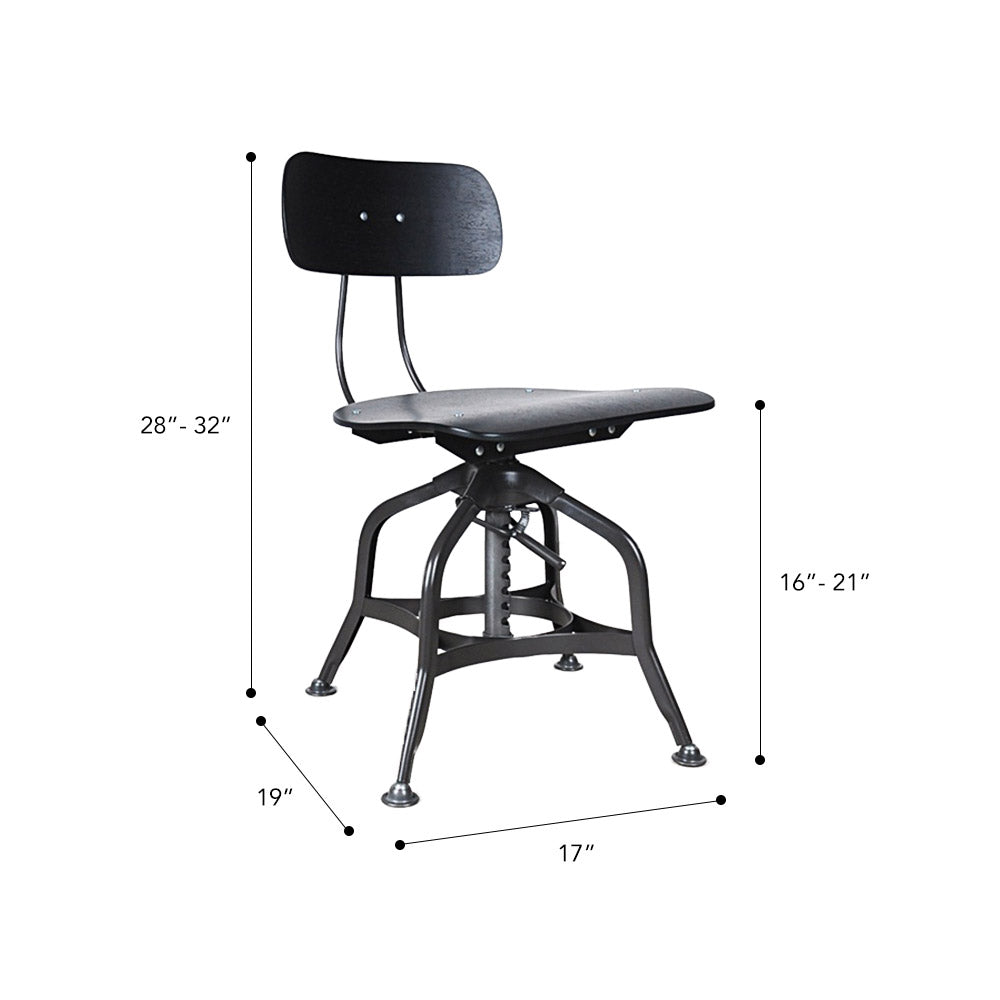 Toledo Dining Chair #color_Black/Black