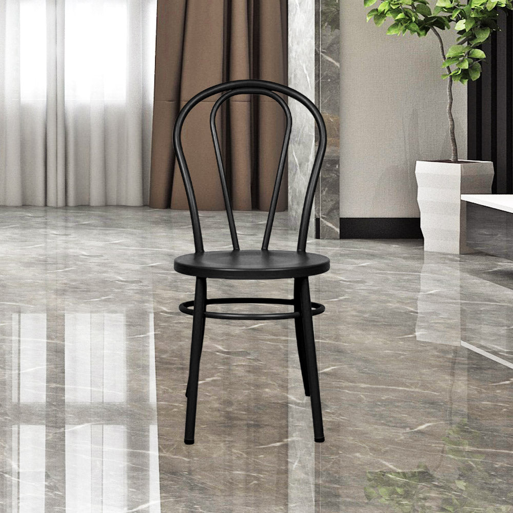Fan Back Chair #color_Black