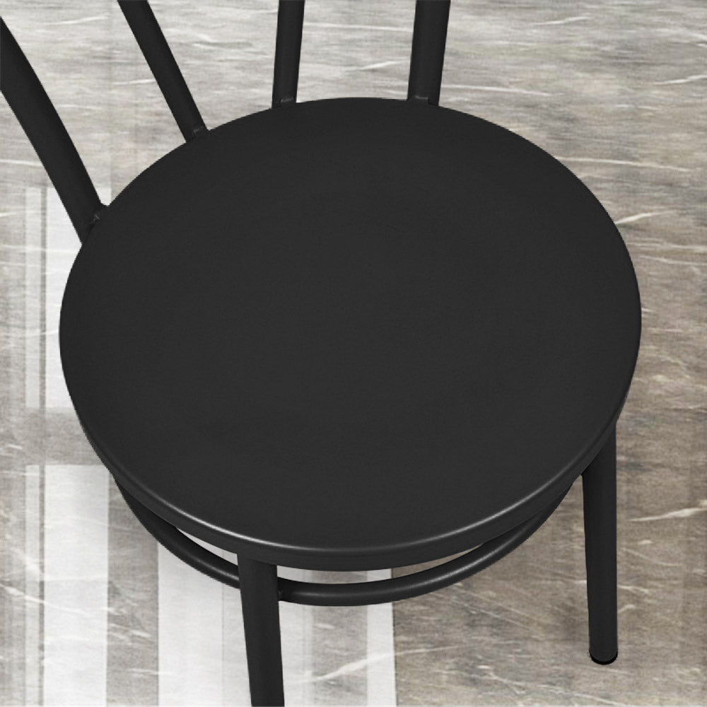 Fan Back Chair #color_Black