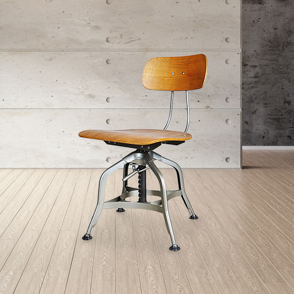 Toledo Dining Chair #color_Chrome/Brown
