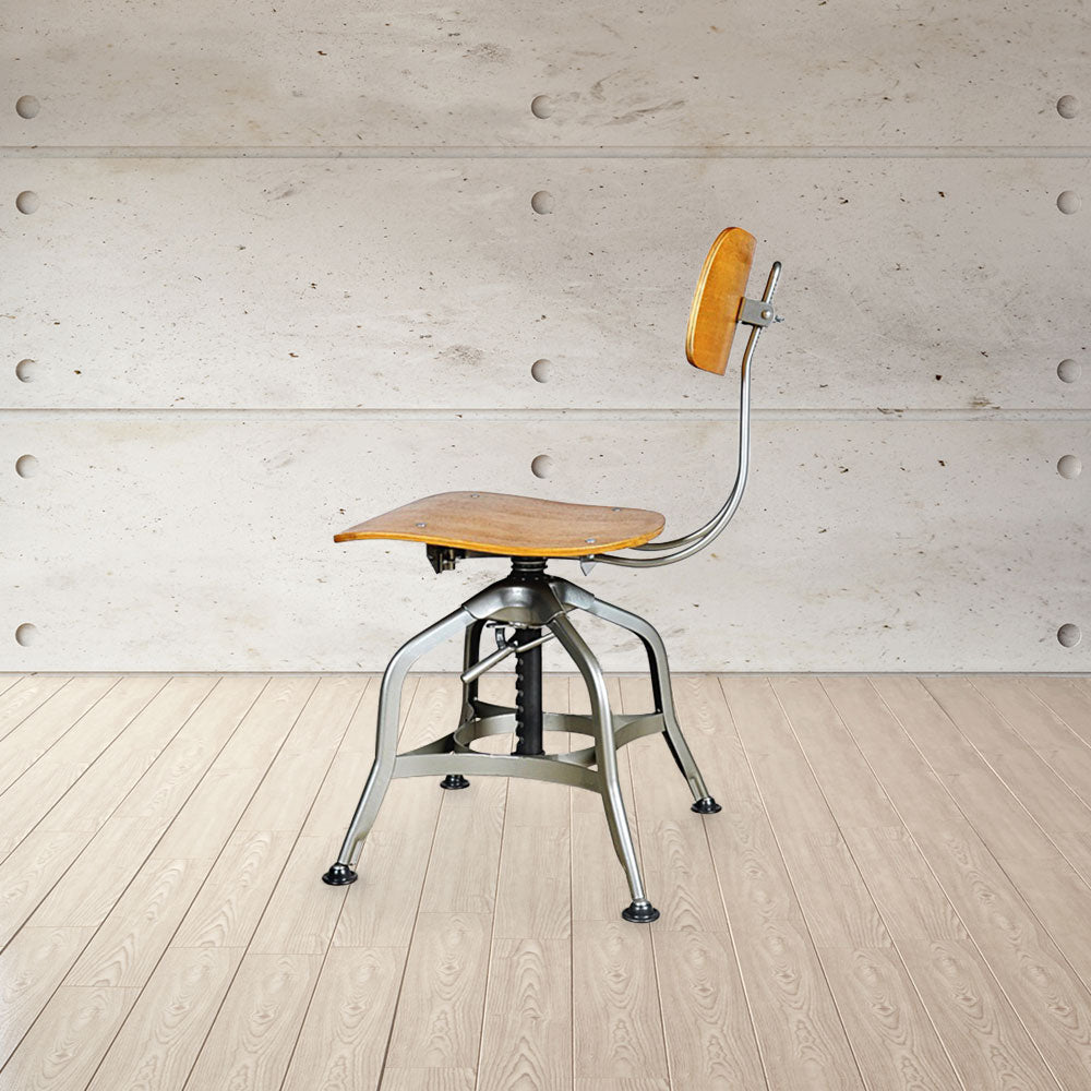 Toledo Dining Chair #color_Chrome/Brown