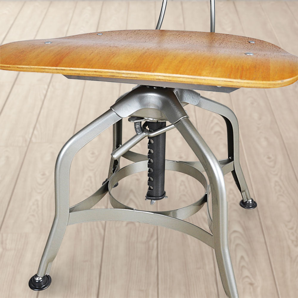 Toledo Dining Chair #color_Chrome/Brown