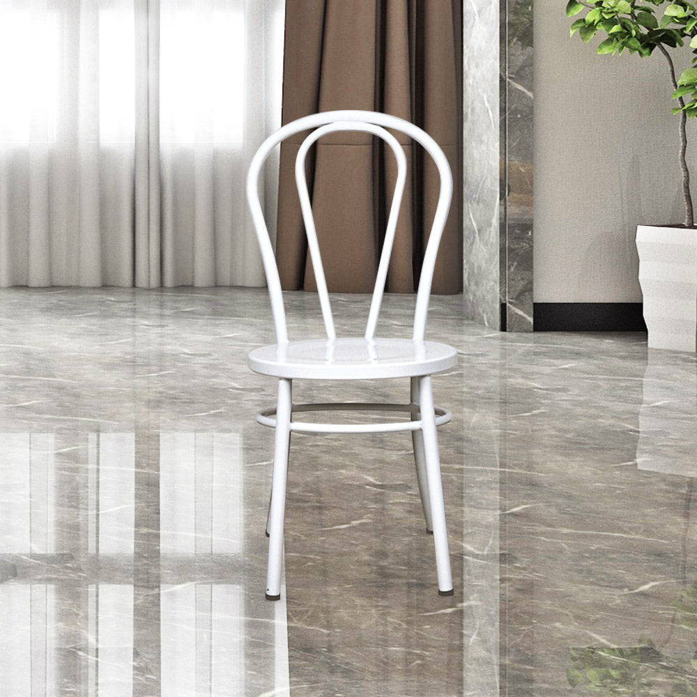 Fan Back Chair #color_White