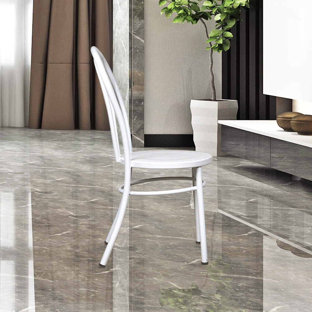 Fan Back Chair #color_White